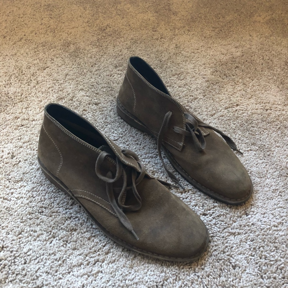 Asten Grey Men’s Suede Shoes